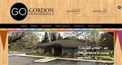 Desktop Screenshot of gordonorthodontics.com